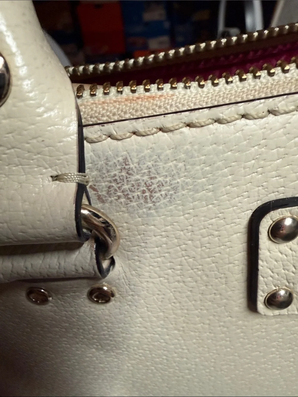 Kate Spade Rachelle Beige Leather Handbag
